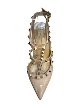 Load image into Gallery viewer, Valentino Garavani Rockstud Heels in Nude Patent Leather
UK4.5 EU37.5