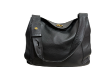 Load image into Gallery viewer, Mulberry Marloes Hobo Bag – Black Grained Leather