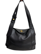 Load image into Gallery viewer, Mulberry Marloes Hobo Bag – Black Grained Leather