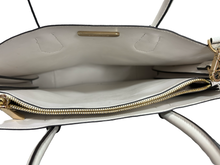 Load image into Gallery viewer, Michael Kors Mercer Saffiano Leather Large White Tote Bag