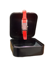 Load image into Gallery viewer, Furla Small Red Leather Strap Watch