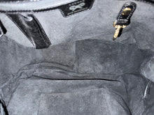 Load image into Gallery viewer, Vintage Anya Hindmarch Black Patent Shoulder Bag – Chain Link Strap