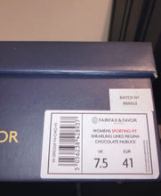 Load image into Gallery viewer, Fairfax & Favor Shearling Lined Regina Boots in Chocolate Sporting Fit UK7.5 EU41 NEW RRP £445