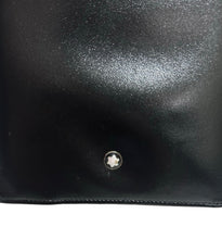 Load image into Gallery viewer, Mont Blanc Meisterstuck 6CC Vertical Black Leather Wallet