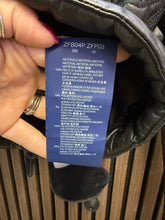 Load image into Gallery viewer, Armani Quilted Leather Jacket with Floral Embossing EU44 UK12