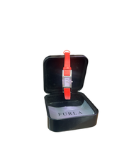 Load image into Gallery viewer, Furla Small Red Leather Strap Watch