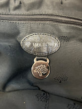 Load image into Gallery viewer, Mulberry Greta Tote Bag Black Grainy Lambskin Leather with Gunmetal Hardware