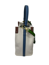 Load image into Gallery viewer, Tory Burch Blake Canvas Bucket Bag