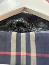 Load image into Gallery viewer, Burberry Vintage Burberry’s Women’s Black Leather Jacket UK14