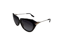 Load image into Gallery viewer, Alexander McQueen Black Catseye Sunglasses
