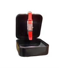 Load image into Gallery viewer, Furla Small Red Leather Strap Watch