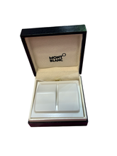 Load image into Gallery viewer, Mont Blanc Silver and Black Titanium Cufflinks