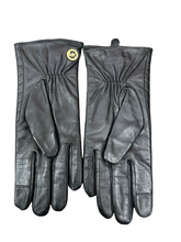 Load image into Gallery viewer, Michael Kors Black Quilted Leather Gloves Size L RRP £85