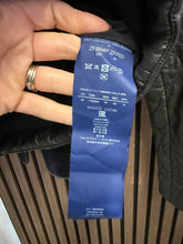 Load image into Gallery viewer, Armani Quilted Leather Jacket with Floral Embossing EU44 UK12