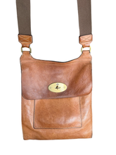 Load image into Gallery viewer, Mulberry Large Antony Messenger Bag in Oak NVT Leather