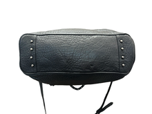 Load image into Gallery viewer, Mulberry Greta Tote Bag Black Grainy Lambskin Leather with Gunmetal Hardware