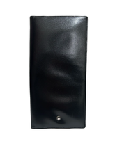 Load image into Gallery viewer, Mont Blanc Meisterstuck 6CC Vertical Black Leather Wallet