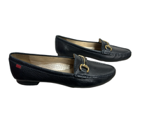 Load image into Gallery viewer, Russell & Bromley Navy Leather Loafer in UK6.5 USA8.5