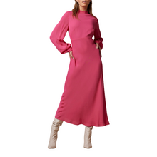 Load image into Gallery viewer, Mint Velvet Pink Midi Dress UK10 RRP £145