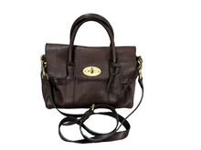 Load image into Gallery viewer, Mulberry Classic Small Bayswater Satchel in Chocolate Brown Natural Leather
