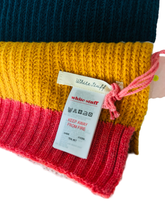 Load image into Gallery viewer, White Stuff Merino Wool Mix Faith Rib Colourblock Scarf
