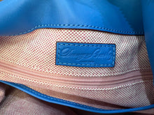 Load image into Gallery viewer, Vintage Dooney &amp; Bourke Inc Slouchy Hobo in Electric Blue Leather
