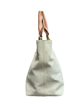 Load image into Gallery viewer, Mulberry Vintage Hellier Tote in Light Blue Scotchgrain Leather
