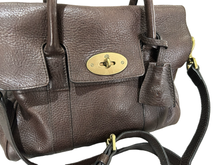 Load image into Gallery viewer, Mulberry Classic Small Bayswater Satchel in Chocolate Brown Natural Leather
