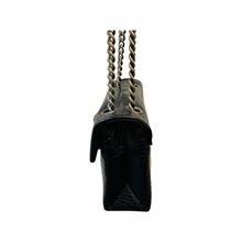 Load image into Gallery viewer, Kurt Geiger London Kensington Croc Leather Shoulder Bag in Black
