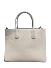 Load image into Gallery viewer, Michael Kors Mercer Saffiano Leather Large White Tote Bag
