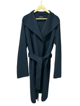 Load image into Gallery viewer, Joseph Double Face Cashmere Long Navy Wrap Coat EU44 UK16 RRP £1,250
