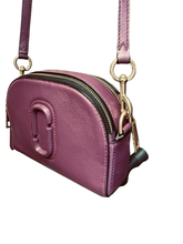 Load image into Gallery viewer, Marc Jacobs Shutter Leather Camera Bag in Purple
