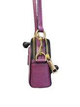 Load image into Gallery viewer, Marc Jacobs Shutter Leather Camera Bag in Purple
