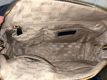 Load image into Gallery viewer, Michael Kors Navy Bowling Bag
