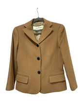 Load image into Gallery viewer, Malene Birger Camel Wool &amp; Cashmere Jacket UK8
