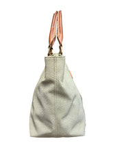 Load image into Gallery viewer, Mulberry Vintage Hellier Tote in Light Blue Scotchgrain Leather
