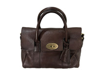 Load image into Gallery viewer, Mulberry Classic Small Bayswater Satchel in Chocolate Brown Natural Leather
