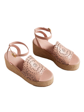 Load image into Gallery viewer, Ted Baker Pinky Laser Cut Wedge Sandals UK7 EU40 RRP £125
