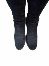 Load image into Gallery viewer, Fairfax &amp; Favor Regina Knee High Heeled Tan Suede Boots UK7.5 EU41 RRP £415
