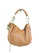 Load image into Gallery viewer, Mulberry Vintage Shimmy Hobo in Oak Textured Leather
