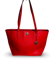 Load image into Gallery viewer, Michael Kors Rivington Large Tote Bag in Red
