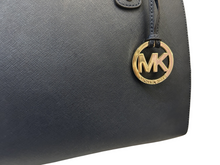 Load image into Gallery viewer, Michael Kors Navy Bowling Bag
