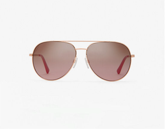 Michael Kors Rodinara Pink Aviator Sunglasses