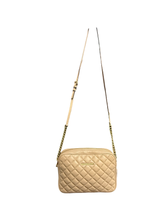 Load image into Gallery viewer, Michael Kors Quilted Lambskin Leather Crossbody Bag – Beige
