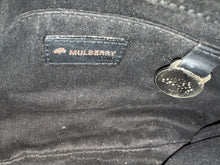 Load image into Gallery viewer, Mulberry Vintage Tree lined Canvas &amp; Leather Black Bag
