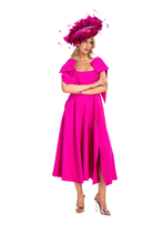 Load image into Gallery viewer, Kevan Jon Nancy Flare Dress UK8 RRP £360
