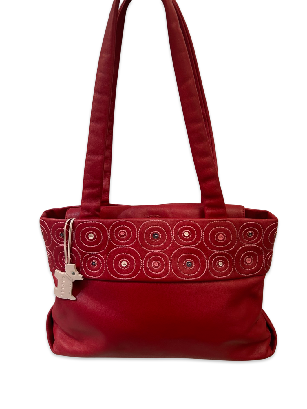 Radley Red Leather Shoulder Bag