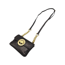Load image into Gallery viewer, Mulberry Drew Mini Messenger in Black Soft Buffalo Leather
