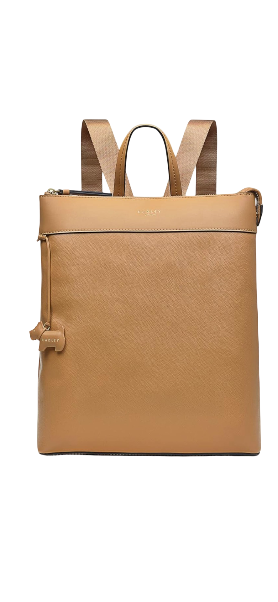 Radley Essex Road Responsible Medium Ziptop Backpack in Butter Brown