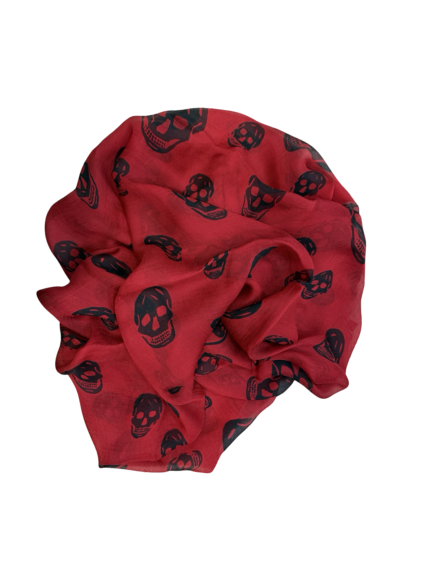 小物 Alexander McQueen BlackSkull Silk Stall Alexander McQueen Black White Skull Pattern Silk Scarf